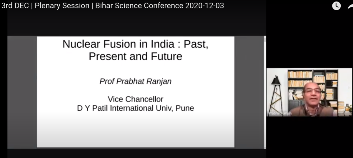 Nuclear Fusion in India : Past, Present and Future